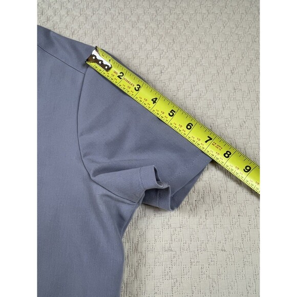 Figs Casma Three Pocket Scrub Top Womens XS‎ Light Gray Nurse Stretch Shirt - Picture 8 of 8